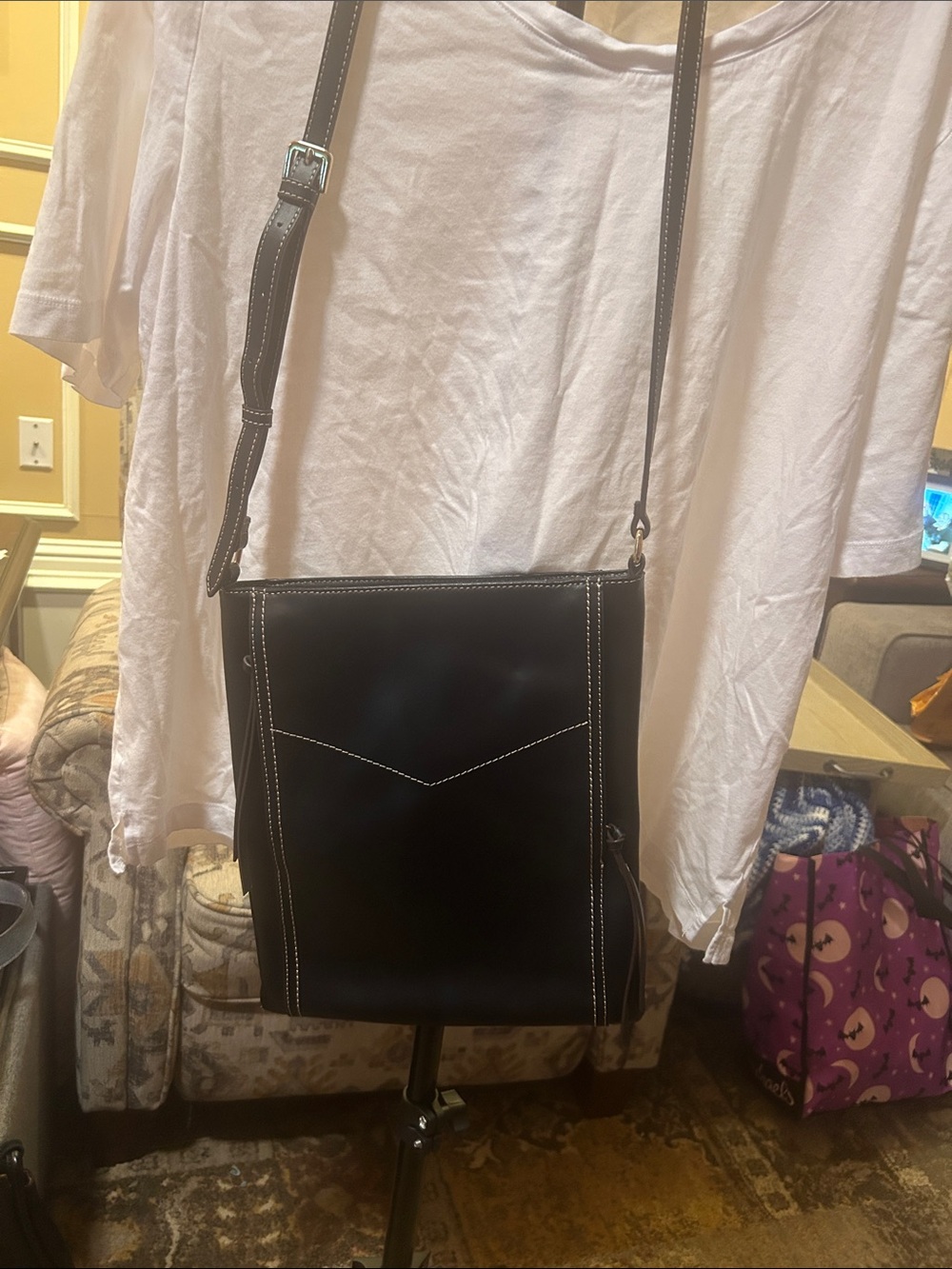Classic Black Crossbody Bag